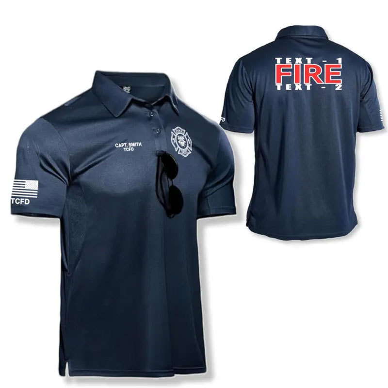 Custom Firefighter Tactical Polos
