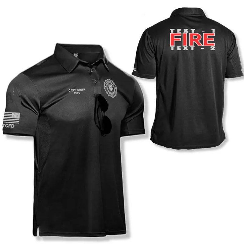 Custom Firefighter Tactical Polos