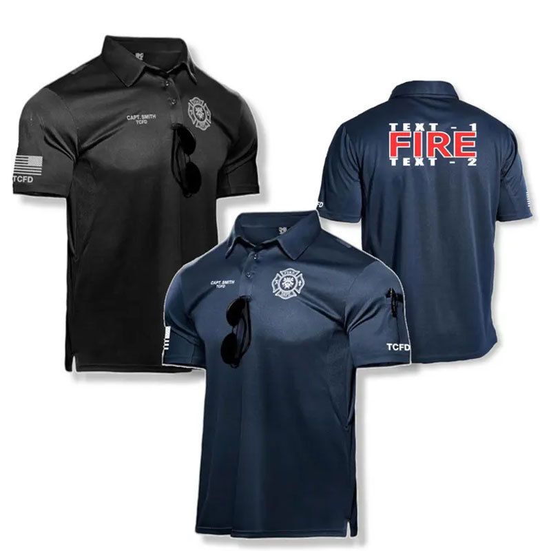 Custom Firefighter Tactical Polos