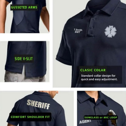 Custom Firefighter Tactical Polos