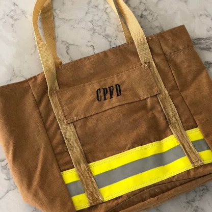 Repurposed Firefighter Bunker Gear Handbags