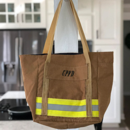 Repurposed Firefighter Bunker Gear Handbags