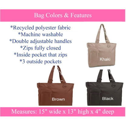 Monogrammed Nurse Utility Bag, Personalized Nurse Organizer Tote