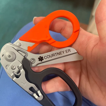 Laser Engraved Paramedic Gift Medical Shears, Gift for EMT, EMS, Firefighter, Nurse