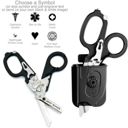 Laser Engraved Paramedic Gift Medical Shears, Gift for EMT, EMS, Firefighter, Nurse