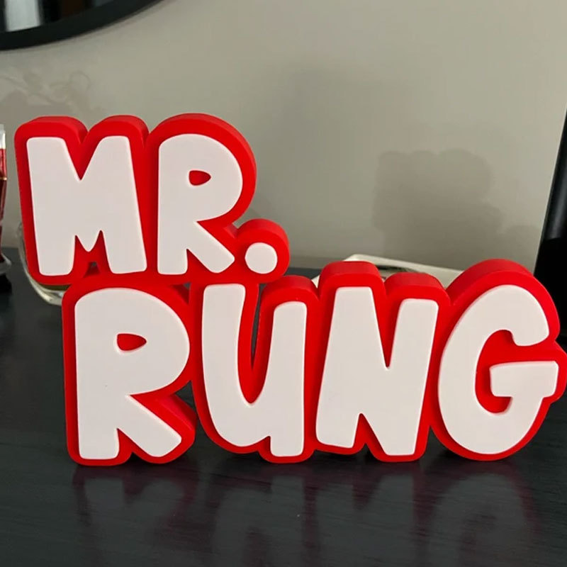 Teacher Name Plate Multicolor 3D Teacher Name Sign