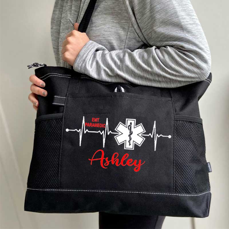 Custom EMT Paramedic Bag Tote Bag