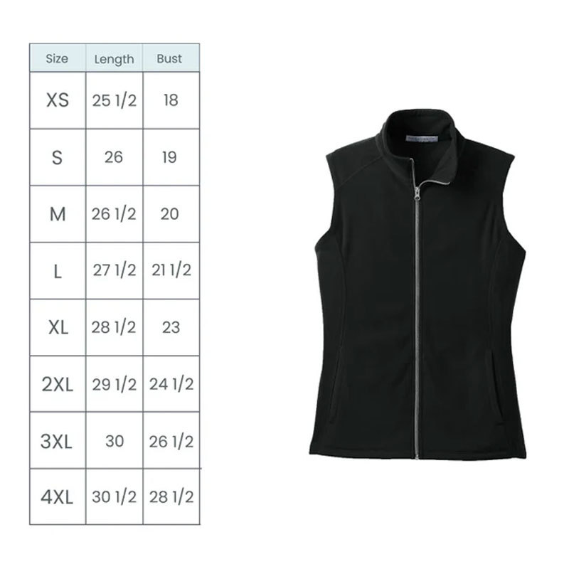 Personalized RN Embroidered Fleece Vest