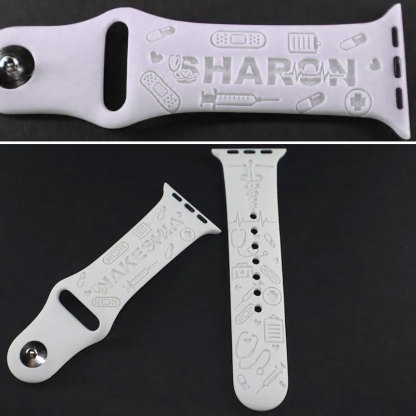 Nurse Medical Field Personalized Engraved Watch Band