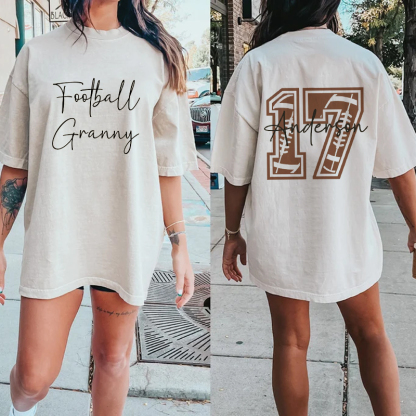 Custom Football Familily Shirt Comfort Oversize Shirt