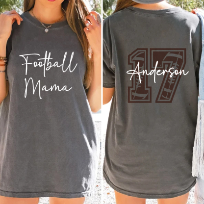 Custom Football Familily Shirt Comfort Oversize Shirt