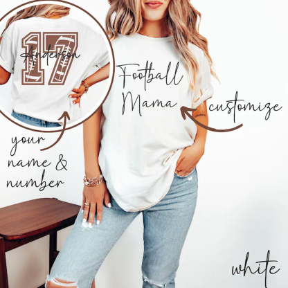 Custom Football Familily Shirt Comfort Oversize Shirt