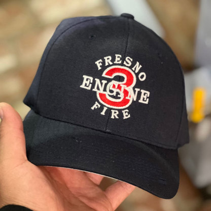 Personalized Your City /Number/ Name(Back) Embroidery Mesh Back Firefighter Hat