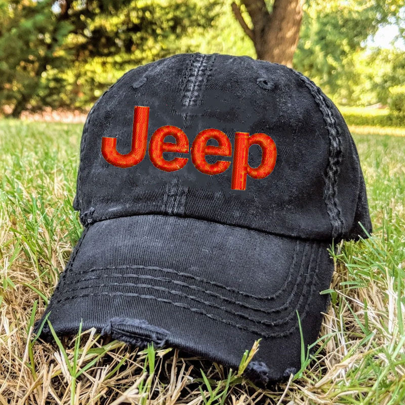 Jeep Logo Embroidery Design Baseball Cap