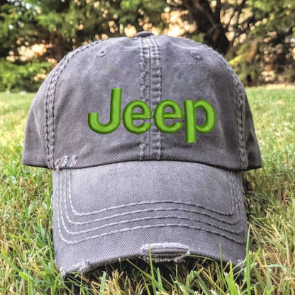 Jeep Logo Embroidery Design Baseball Cap