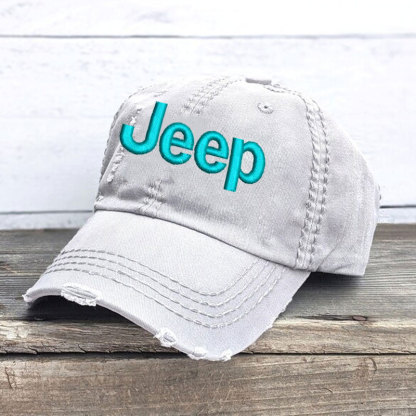 Jeep Logo Embroidery Design Baseball Cap