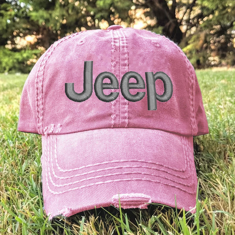 Jeep Logo Embroidery Design Baseball Cap