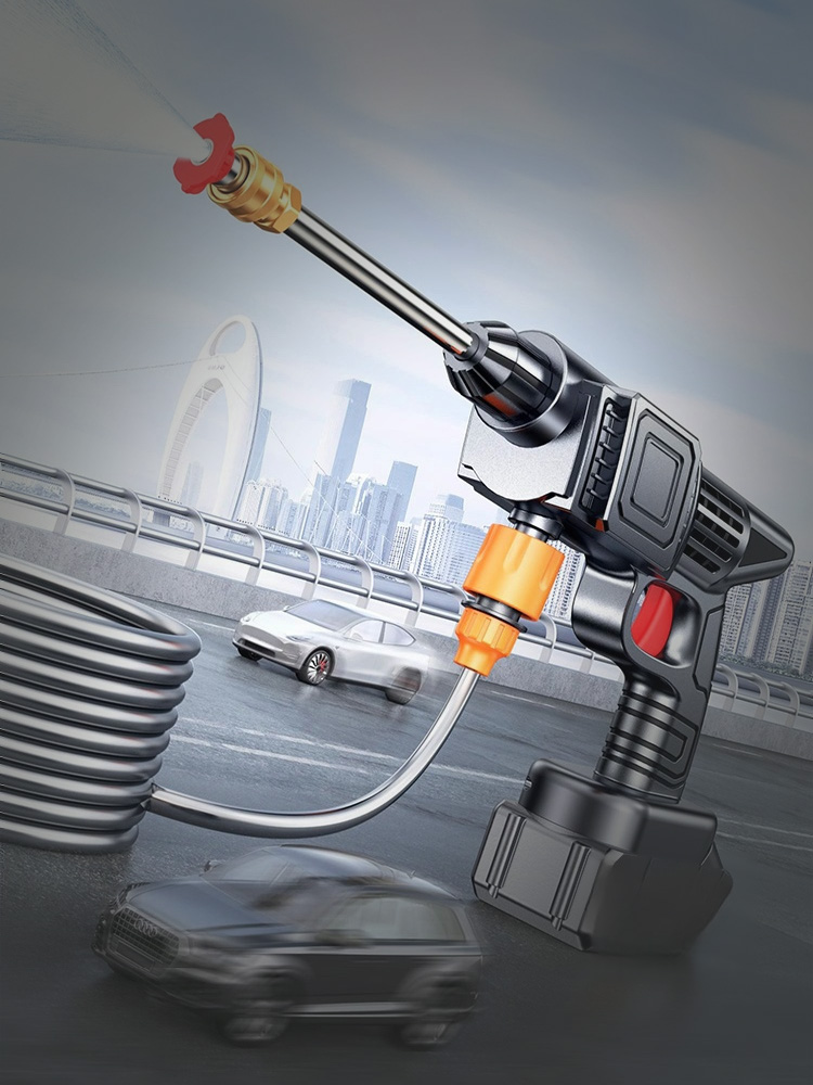Pistolet électrique domestique à haute pression pour le lavage des voitures