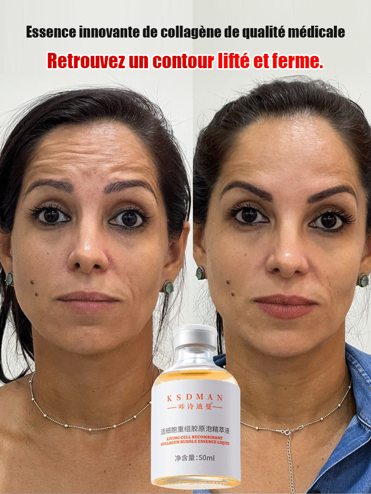 Arrêtez de gaspiller votre argent avec des crèmes à base d'eau qui restent en surface ! 🛑 Découvrez l'Essence de Collagène Actif de 3e génération. Contrairement aux soins traditionnels, notre formule ne contient pas d'eau : elle est composée à 100 % de c