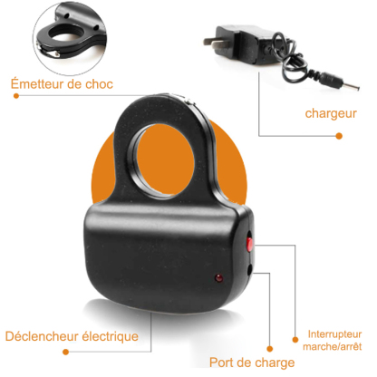 Porte-clés pistolet paralysant