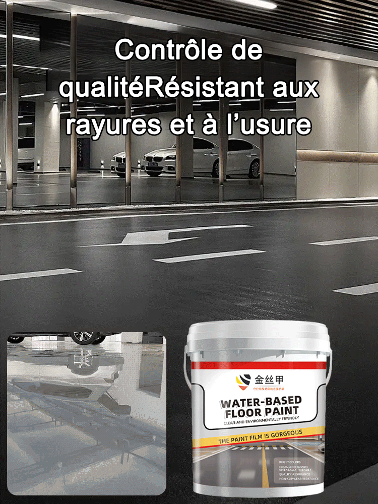 【Peinture de sol époxy à base d'eau】💧 Appliquez cette colle transparente et imperméable et votre toiture sera étanche pendant 20 ans !