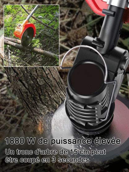 Tondeuse à gazon portable avec batterie au lithium Pas besoin de carburant. 🌿 Pas de cordon d'alimentation. Une seule charge complète suffit pour une autonomie de 30 jours