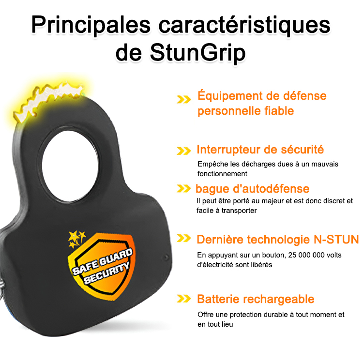 Porte-clés pistolet paralysant