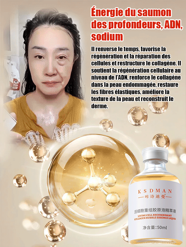 Arrêtez de gaspiller votre argent avec des crèmes à base d'eau qui restent en surface ! 🛑 Découvrez l'Essence de Collagène Actif de 3e génération. Contrairement aux soins traditionnels, notre formule ne contient pas d'eau : elle est composée à 100 % de c