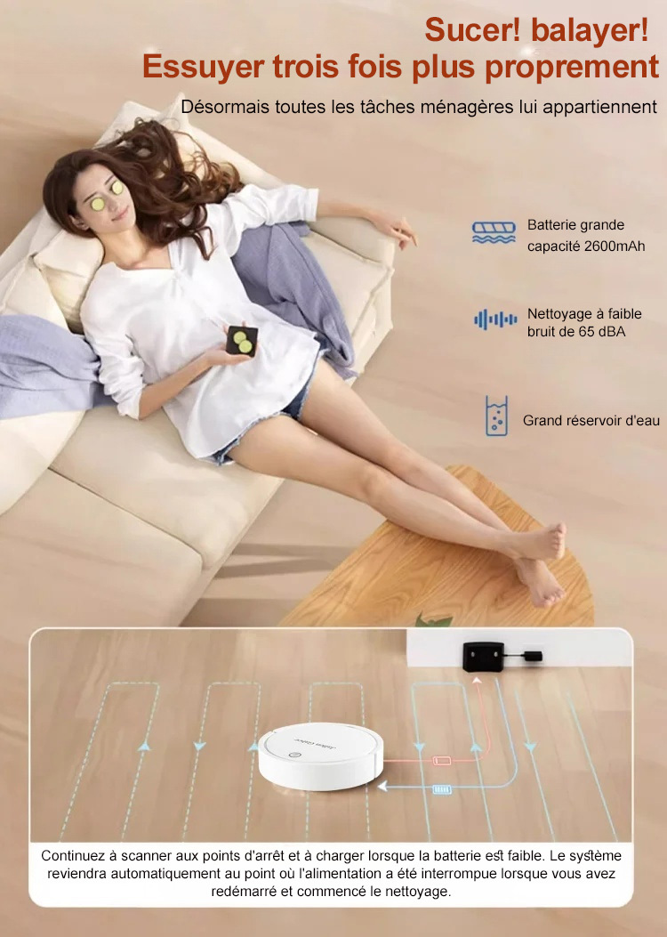 [Recommandé par des millions de blogueurs] Robot pour balayer les sols