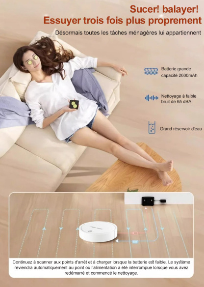 [Recommandé par des millions de blogueurs] Robot pour balayer les sols