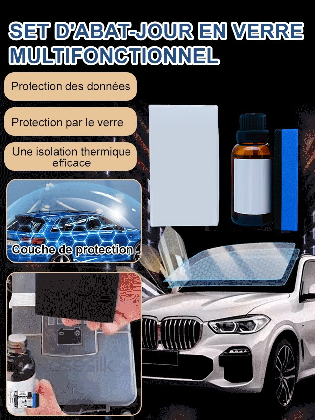 Kit de blindage multifonctionnel pour le verre