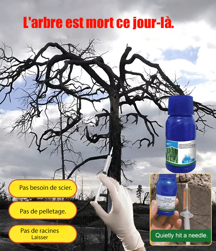 Destructeur de souches : La solution radicale sans effort ! 🇫🇷 💰 Garantie totale : Satisfait ou remboursé à 100%.