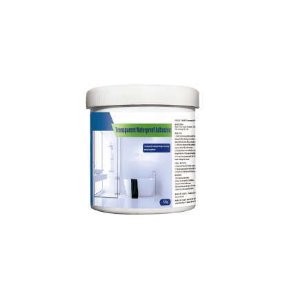 Colle transparente et imperméable