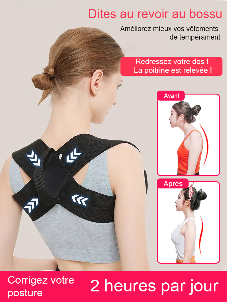 【Essai gratuit】💟C'est comme si une grande main soutenait doucement vos épaules, redressant instantanément votre dos. Cette sensation de détente est tout simplement merveilleuse !