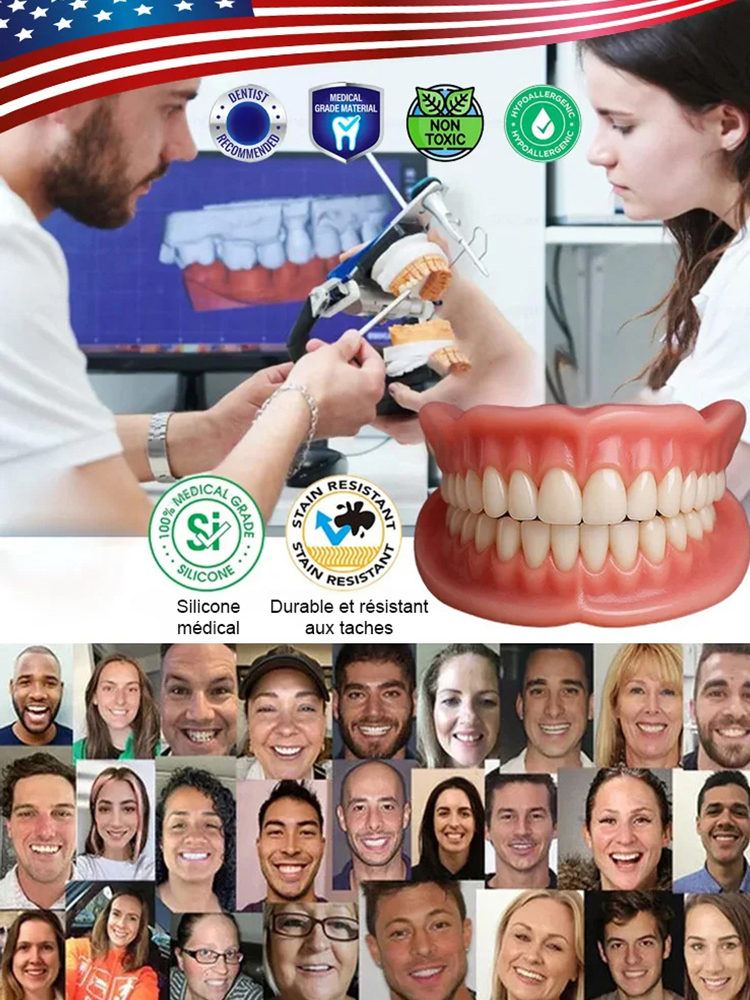 Marre des devis dentaires ? ✨ Souriez à nouveau en 60 secondes ! 🦷