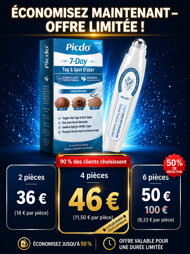 ✨ Sérum Réparateur Bleu à l'Arbre à Thé 🌱 Dites adieu aux verrues et excroissances ! Développée avec des dermatologues de la Charité de Berlin, cette formule 100% naturelle assèche le problème à la racine.