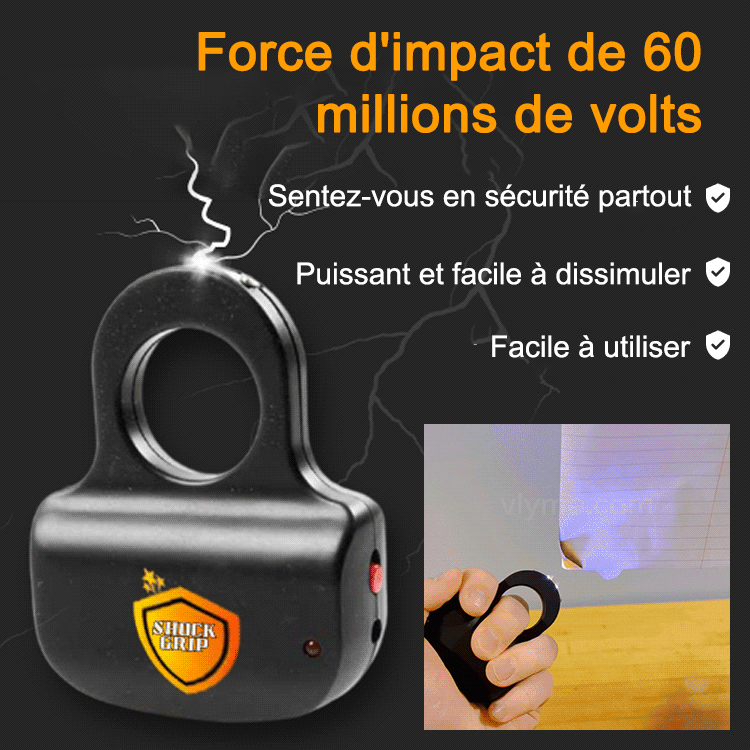 Porte-clés pistolet paralysant
