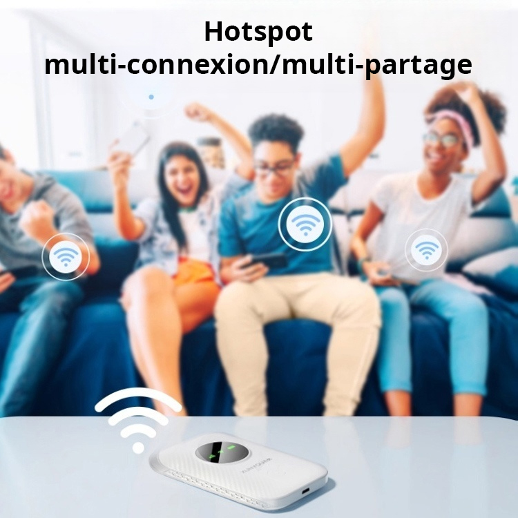 Wifi portable universel haute vitesse dans le monde entier