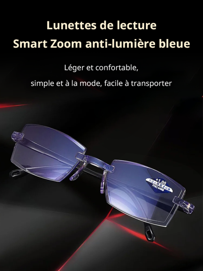 Lunettes de lecture intelligentes anti-lumière bleue