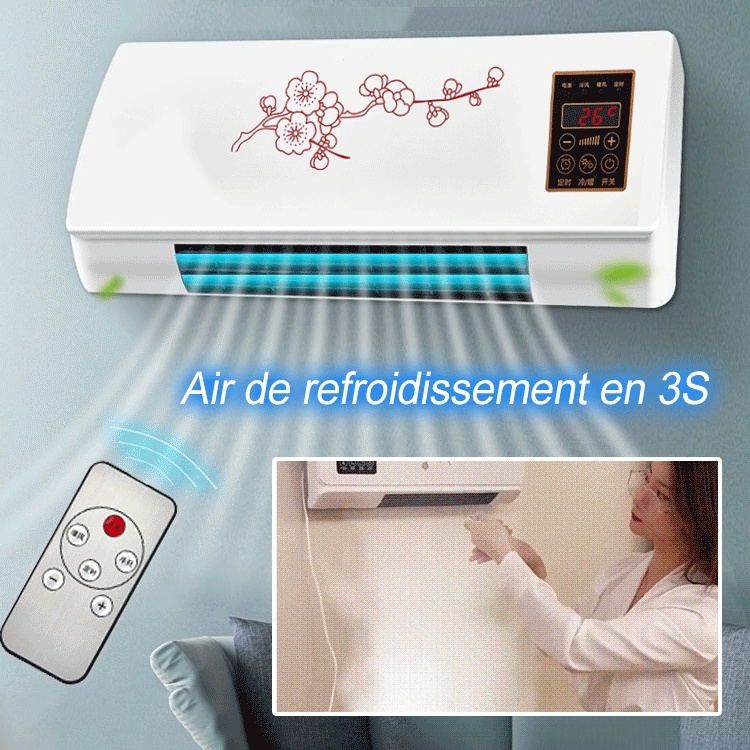  Essai gratuit : ❄️ Refroidissez rapidement 120 m² en 3 secondes. Fonctions de chauffage et de refroidissement, silencieuses et économes en énergie, avec contrôle intelligent de la température !