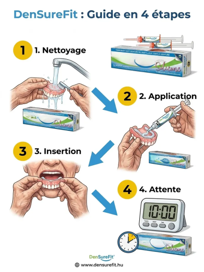✨ La Révolution pour Votre Dentier : Fixation Silicone Sans Colle ✨  Découvrez la méthode innovante qui change la vie de milliers de personnes en France ! Oubliez les crèmes adhésives pâteuses, salissantes et au goût chimique.