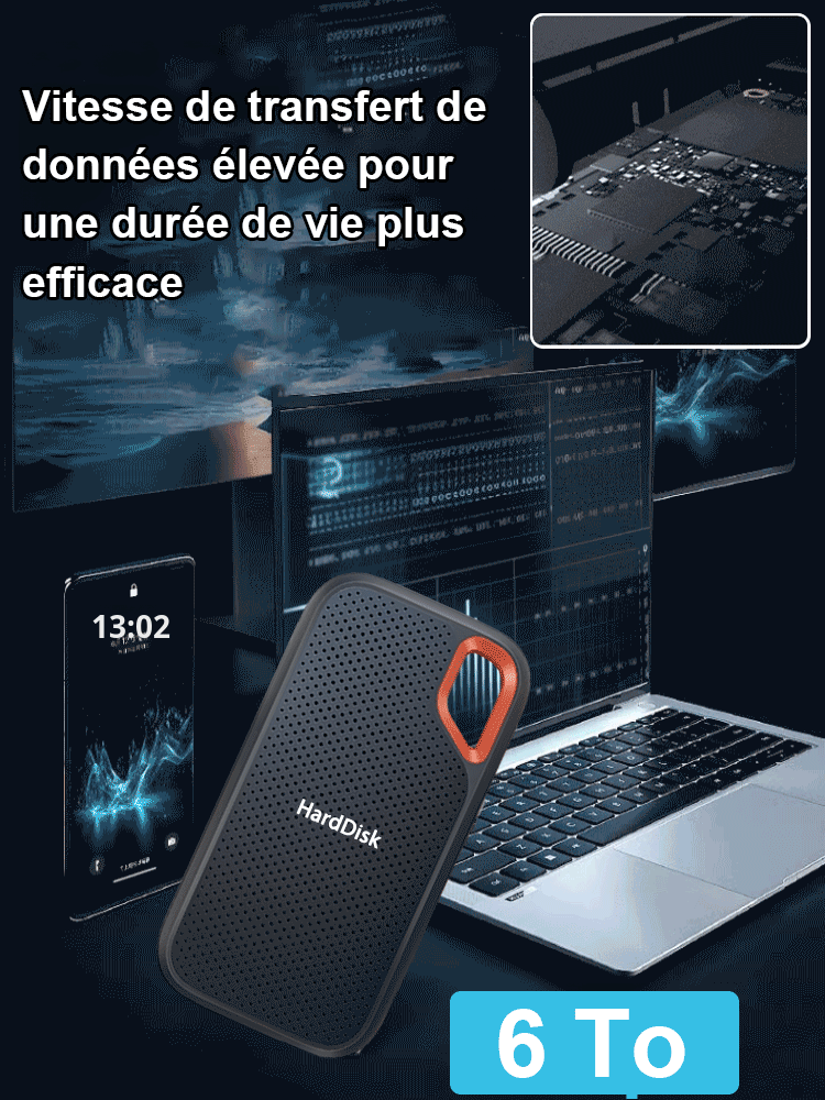 Disque dur mobile SSD haute vitesse