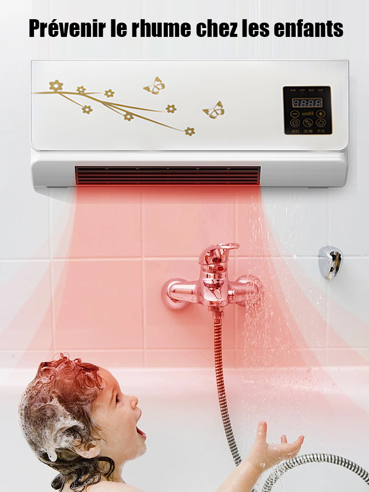 【Aucune installation requise】👍Climatiseur mural double ventClimatiseur mural double flux pour la maison 【L'air est libéré en une seconde, très économe en énergie】