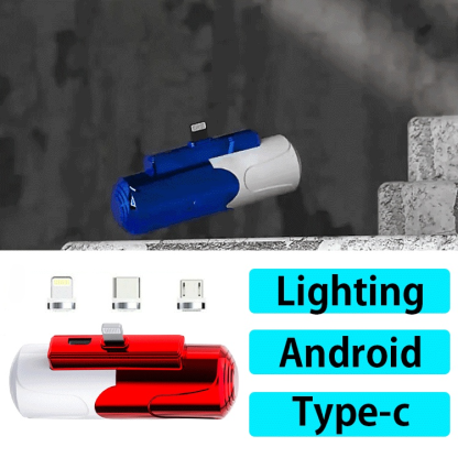 Banque d'alimentation portable à mini capsule