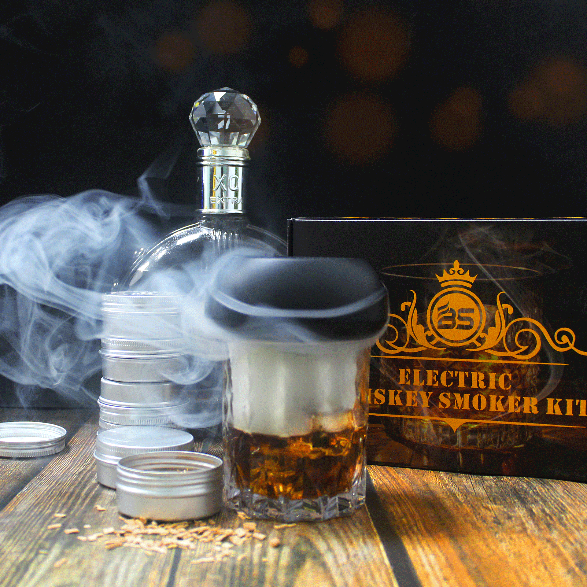 Breze Stiik Electric Whiskey Smoker Kit Replacement Disposable Vape Pod smoking machine