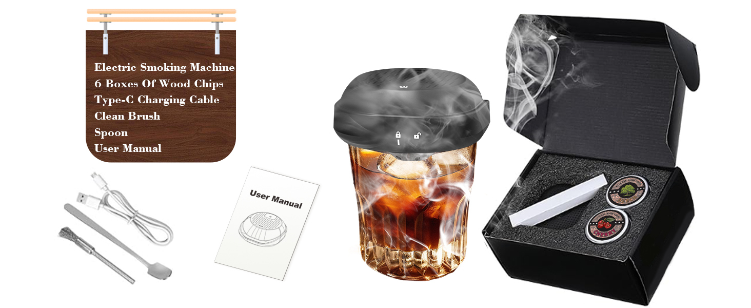 Breze Stiik Electric Whiskey Smoker Kit Replacement Disposable Vape Pod smoking machine