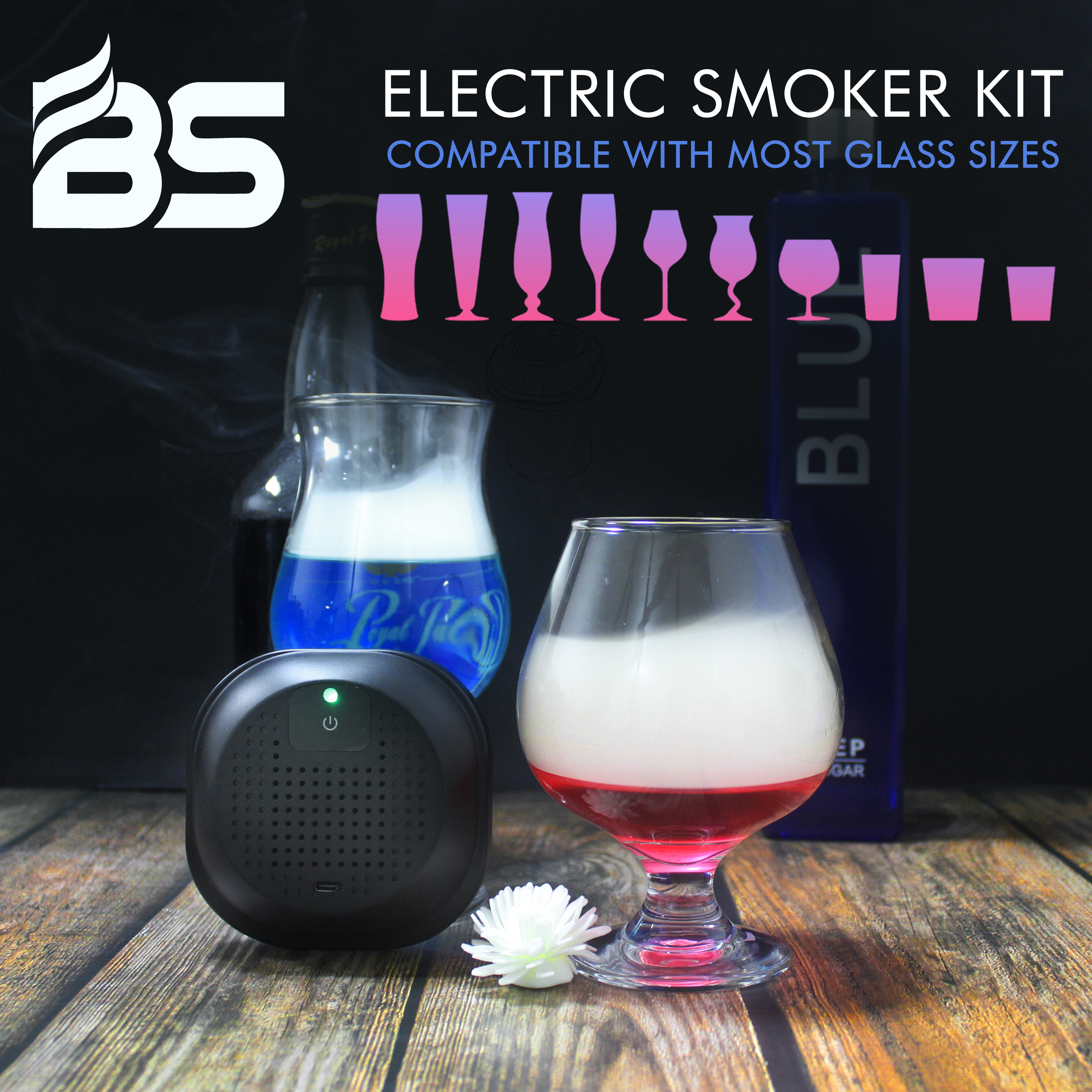 Breze Stiik Electric Whiskey Smoker Kit Replacement Disposable Vape Pod smoking machine