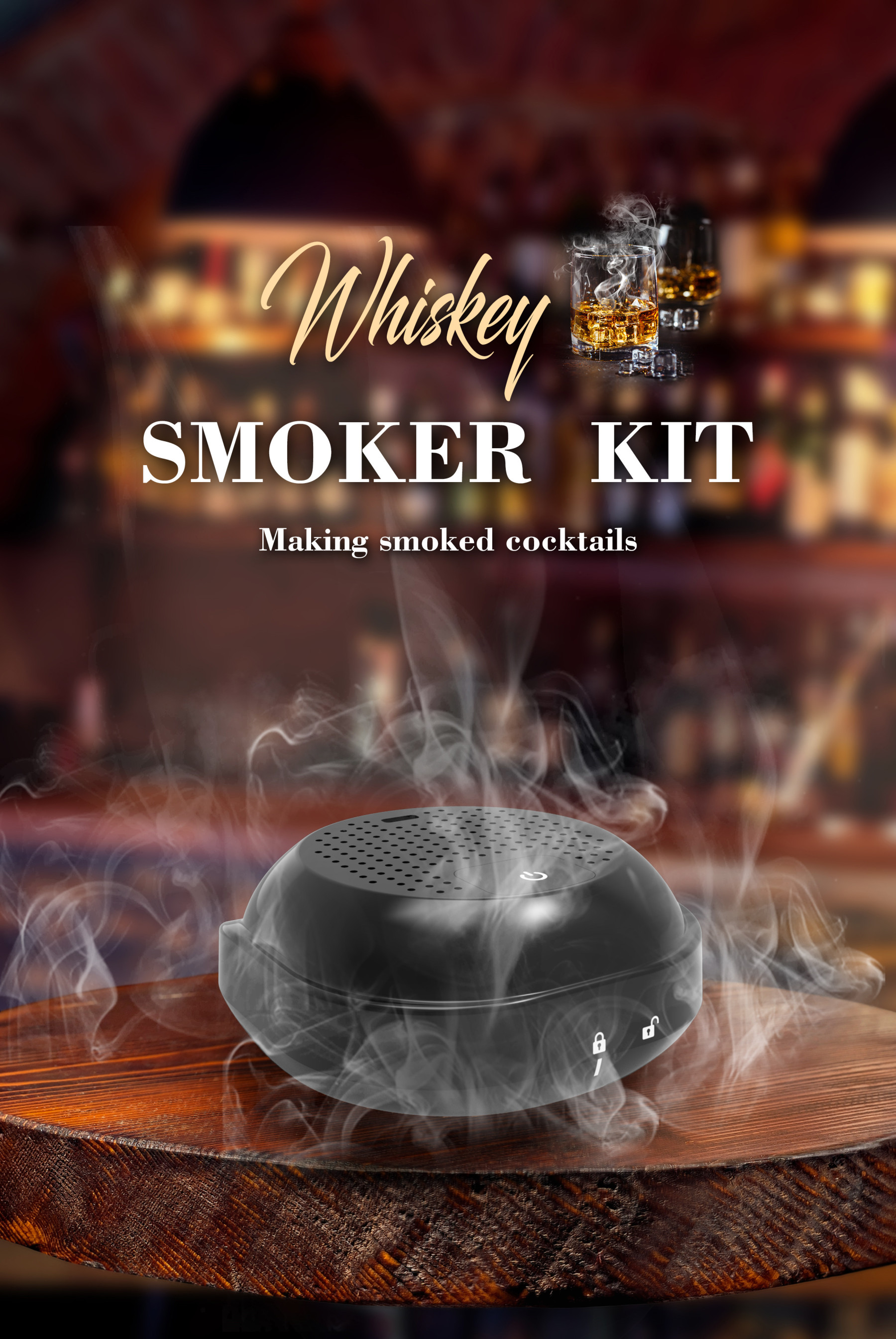 Breze Stiik Electric Whiskey Smoker Kit Replacement Disposable Vape Pod smoking machine