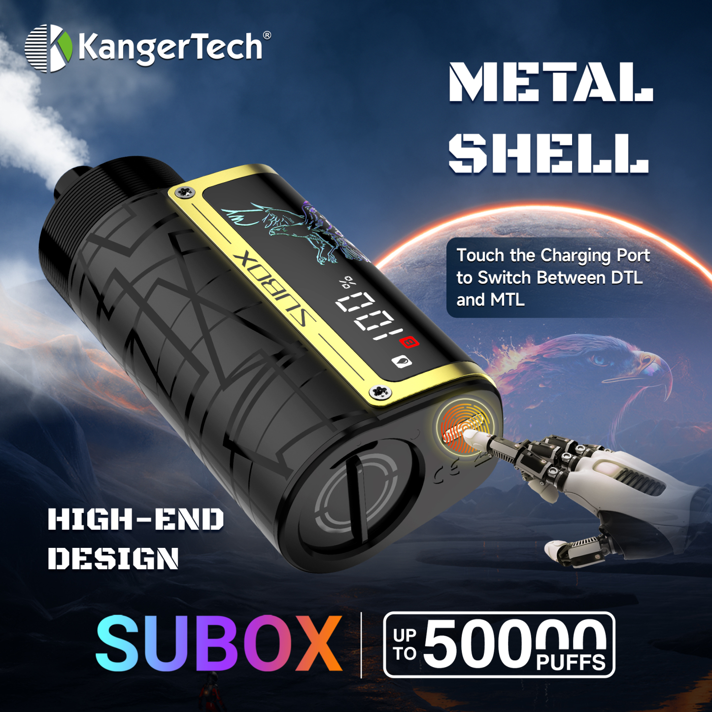 Kanger Subox Mini Mesh Coil Disposable 50000 Puff Puffbar Vapor Ecig Bang Vape Vaporizer Wholesale E Cigarette