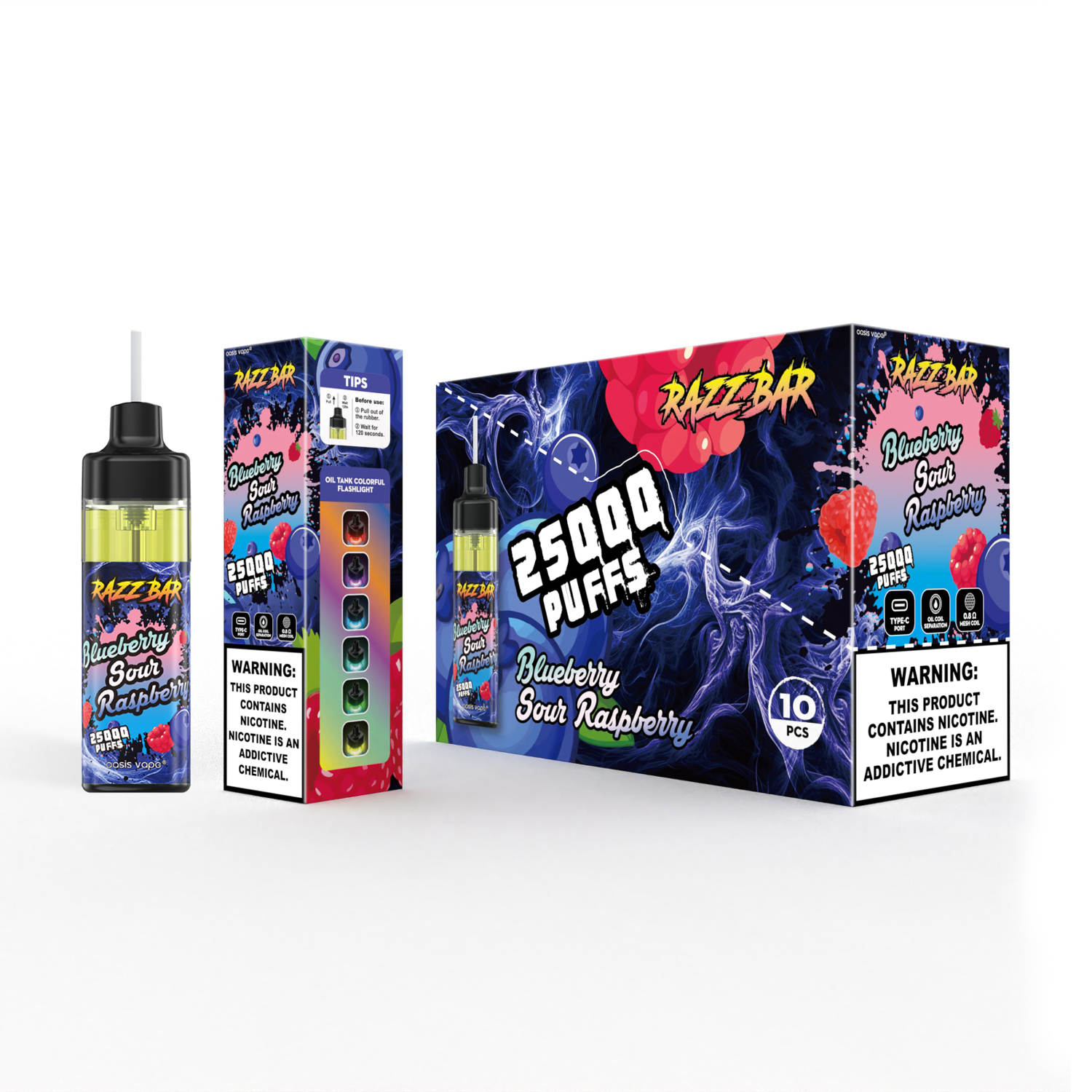 Razzbar 25K Puff Vaper Desechable E Cig Factory Video 25000 Puffs Razz Bars EU Warehouse Smoke Wape Disposable Vape 25K Puff Bar